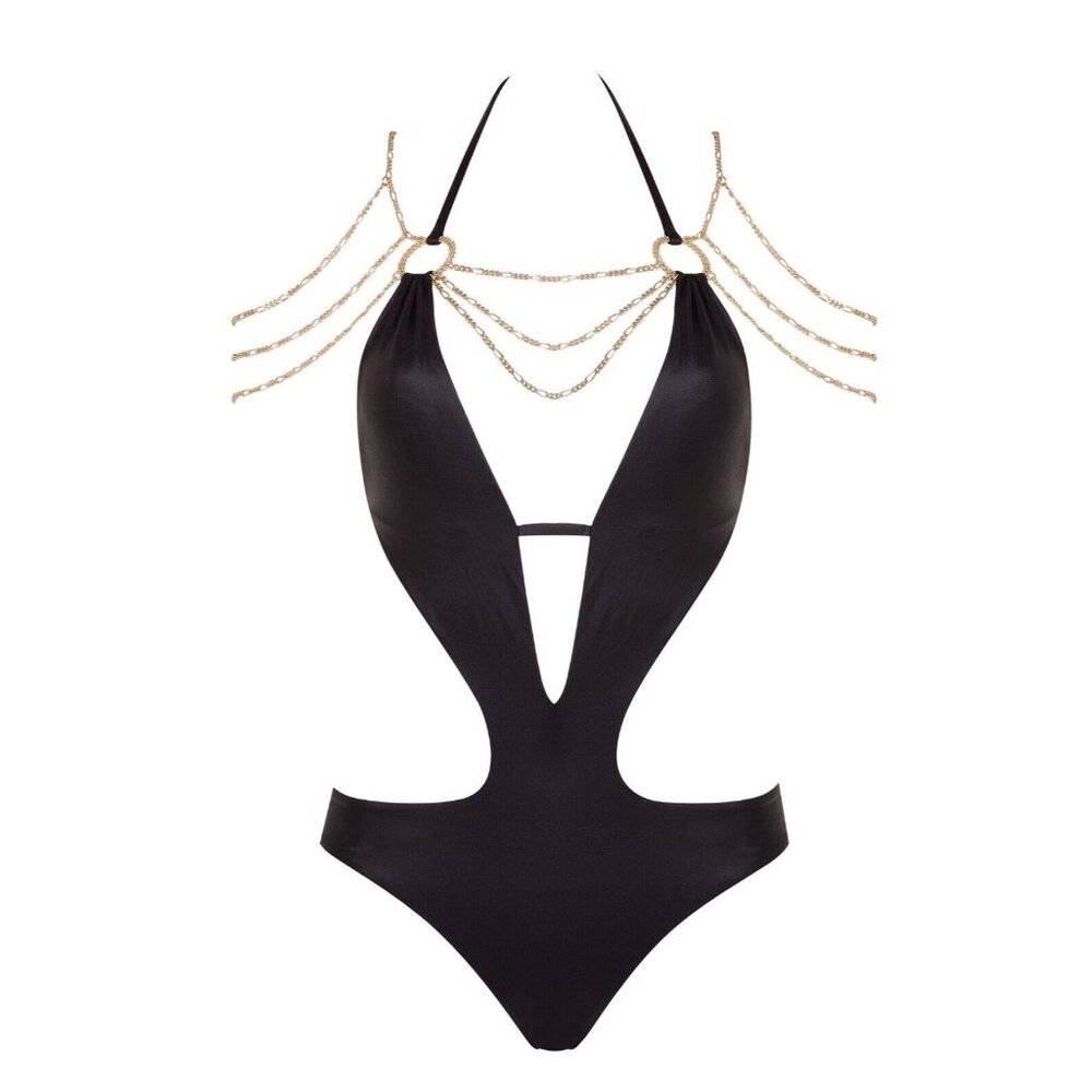 Agent Provocateur Kiona Black Swimsuit NWT $700 - Picture 5 of 10